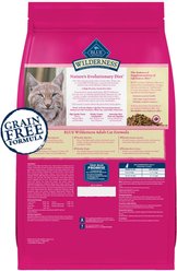 Blue Buffalo Wilderness Salmon Recipe Grain-Free Dry Cat Food, 11-lb bag slide 2 of 9