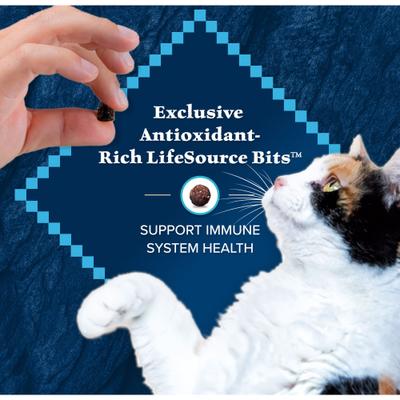 Show full view: Blue Buffalo Wilderness Salmon Recipe Grain-Free Dry Cat Food, 11-lb bag slide 8 of 12