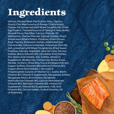 Show full view: Blue Buffalo Wilderness Salmon Recipe Grain-Free Dry Cat Food, 5-lb bag slide 6 of 12
