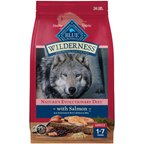 Blue Buffalo Wilderness Salmon Recipe High-Protein Adult Dry Dog Food, 24-lb bag