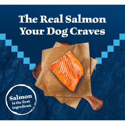 Show full view: Blue Buffalo Wilderness Salmon Recipe High-Protein Adult Dry Dog Food, 4.5-lb bag slide 4 of 12