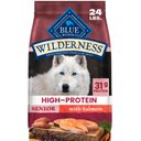Blue Buffalo Wilderness Senior High-Protein Salmon Recipe Dry Dog Food, 24-lb bag