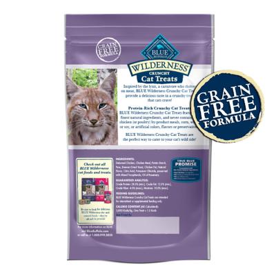 Show full view: Blue Buffalo Wilderness Tasty Chicken Flavor Grain-Free Crunchy Cat Treats, 2-oz bag slide 3 of 12