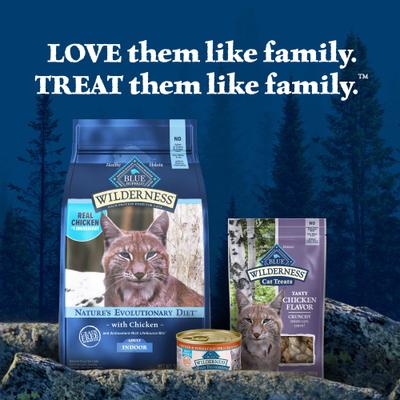 Show full view: Blue Buffalo Wilderness Tasty Chicken Flavor Grain-Free Crunchy Cat Treats, 2-oz bag slide 10 of 12