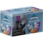 Blue Buffalo Wilderness Trail Toppers Wild Cuts Chicken & Beef Flavors Variety Pack Wet Dog Food, 3-oz pouch, case of 12