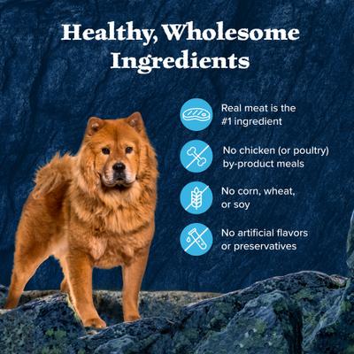 Show full view: Blue Buffalo Wilderness Trail Toppers Wild Cuts Chicken & Beef Flavors Variety Pack Wet Dog Food, 3-oz pouch, case of 12 slide 7 of 10