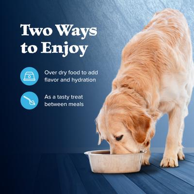 Show full view: Blue Buffalo Wilderness Trail Toppers Wild Cuts Chicken & Beef Flavors Variety Pack Wet Dog Food, 3-oz pouch, case of 12 slide 8 of 10