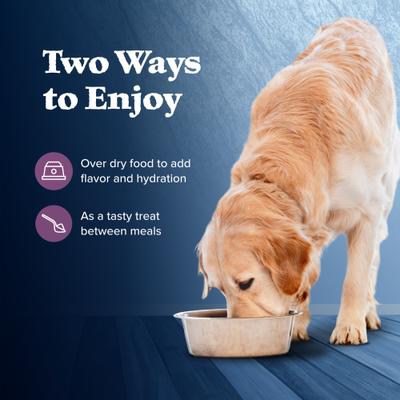 Show full view: Blue Buffalo Wilderness Trail Toppers Wild Cuts High-Protein & Grain-Free Chunky Beef Bites in Hearty Gravy Wet Dog Food, 3-oz, case of 24 slide 8 of 11