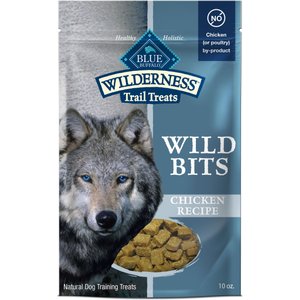 Blue Buffalo Wilderness Trail Treats Chicken Wild Bits Grain-Free Training Dog Treats, 10-oz bag