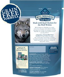 Blue Buffalo Wilderness Trail Treats Chicken Wild Bits Grain-Free Training Dog Treats, 10-oz bag slide 2 of 9