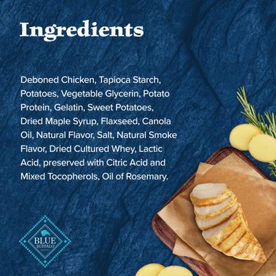 Show full view: Blue Buffalo Wilderness Trail Treats Chicken Wild Bits Grain-Free Training Dog Treats, 10-oz bag slide 6 of 12