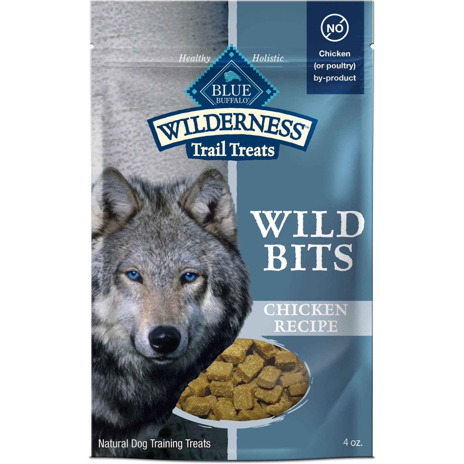 Blue Buffalo Wilderness Trail Chicken Wild Bits Dog Treats, 4-oz bag