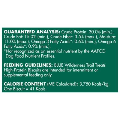 Show full view: Blue Buffalo Wilderness Trail Treats Grain-Free Duck Biscuits Dog Treats, 24-oz bag slide 8 of 10