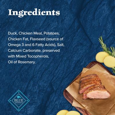 Show full view: Blue Buffalo Wilderness Trail Treats Grain-Free Duck Biscuits Dog Treats, 36-oz box slide 5 of 11