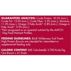 Blue Buffalo Wilderness Trail Treats Grain-Free Salmon Biscuits Dog Treats, 24-oz bag