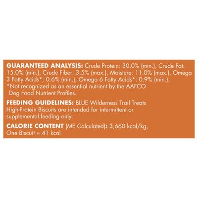 Show full view: Blue Buffalo Wilderness Trail Treats Grain-Free Turkey Biscuits Dog Treats, 36-oz box slide 8 of 10