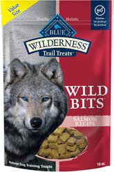 Blue Buffalo Wilderness Trail Treats Wild Bits Salmon Recipe Grain-Free Dog Training Treats, 10-oz bag