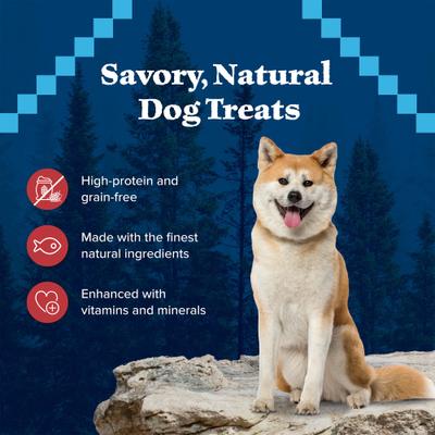 Show full view: Blue Buffalo Wilderness Trail Treats Wild Bits Salmon Recipe Grain-Free Dog Training Treats, 10-oz bag slide 7 of 12