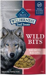 Blue Buffalo Wilderness Trail Treats Wild Bits Salmon Recipe Grain-Free Dog Training Treats, 4-oz bag