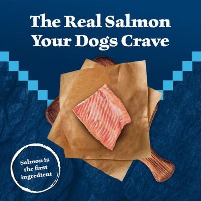 Show full view: Blue Buffalo Wilderness Trail Treats Wild Bits Salmon Recipe Grain-Free Dog Training Treats, 4-oz bag slide 4 of 12