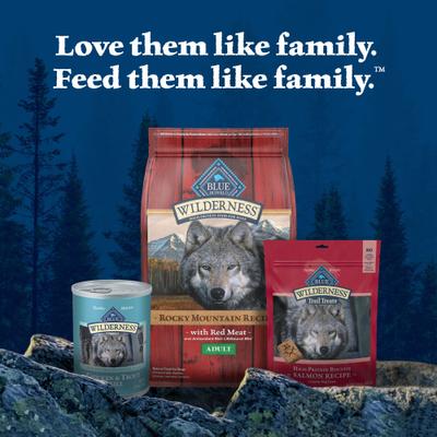 Show full view: Blue Buffalo Wilderness Trout & Chicken Grill Grain-Free Canned Dog Food, 12.5-oz, case of 12 slide 10 of 12