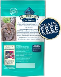 Blue Buffalo Wilderness Trout Formula Crunchy Grain-Free Cat Treats, 2-oz bag slide 2 of 9