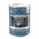 Blue Buffalo Wilderness Turkey & Chicken Grill Grain-Free Canned Dog Food, 12.5-oz can, case of 12