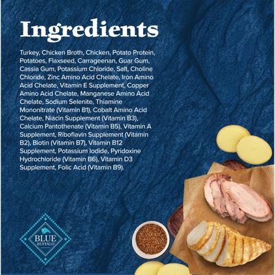 Show full view: Blue Buffalo Wilderness Turkey & Chicken Grill Grain-Free Puppy Canned Dog Food, 12.5-oz, case of 12 slide 6 of 12