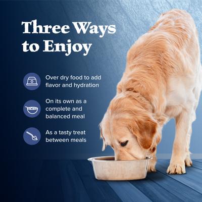 Show full view: Blue Buffalo Wilderness Turkey & Chicken Grill Grain-Free Senior Canned Dog Food, 12.5-oz, case of 12 slide 8 of 12