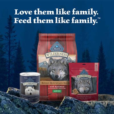 Show full view: Blue Buffalo Wilderness Turkey & Chicken Grill Grain-Free Senior Canned Dog Food, 12.5-oz, case of 12 slide 10 of 12