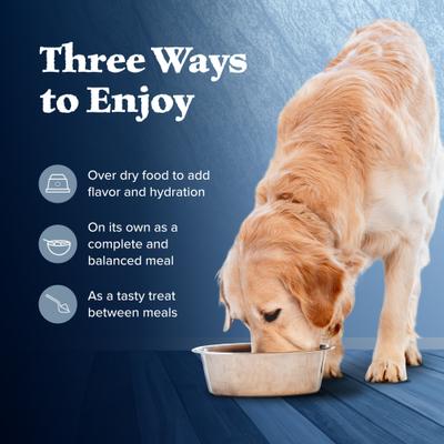 Show full view: Blue Buffalo Wilderness Turkey & Chicken Grill with Oats & Barley Adult Wet Dog Food, 12.5-oz can, case of 12 slide 8 of 11