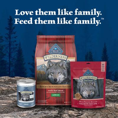 Show full view: Blue Buffalo Wilderness Turkey & Chicken Grill with Oats & Barley Adult Wet Dog Food, 12.5-oz can, case of 12 slide 10 of 11
