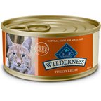 Blue Buffalo Wilderness Turkey Grain-Free Canned Cat Food, 5.5-oz, case of 24