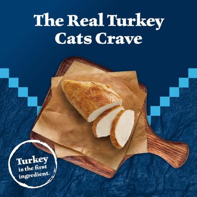 Show full view: Blue Buffalo Wilderness Turkey Grain-Free Canned Cat Food, 5.5-oz, case of 24 slide 4 of 12