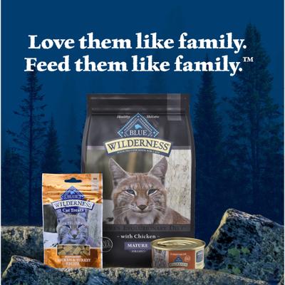 Show full view: Blue Buffalo Wilderness Turkey Grain-Free Canned Cat Food, 5.5-oz, case of 24 slide 10 of 12