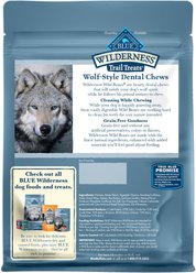 Blue Buffalo Wilderness Wild Bones Grain-Free Medium Dental Dog Treats, 10-oz bag, count varies slide 2 of 8