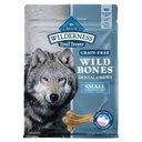 Blue Buffalo Wilderness Wild Bones Grain-Free Small Dental Dog Treats, 10-oz bag, count varies