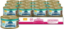 Blue Buffalo Wilderness Wild Delights Flaked Chicken & Trout in Tasty Gravy for Kittens Grain-Free Canned Cat Food, 3-oz, case of 24
