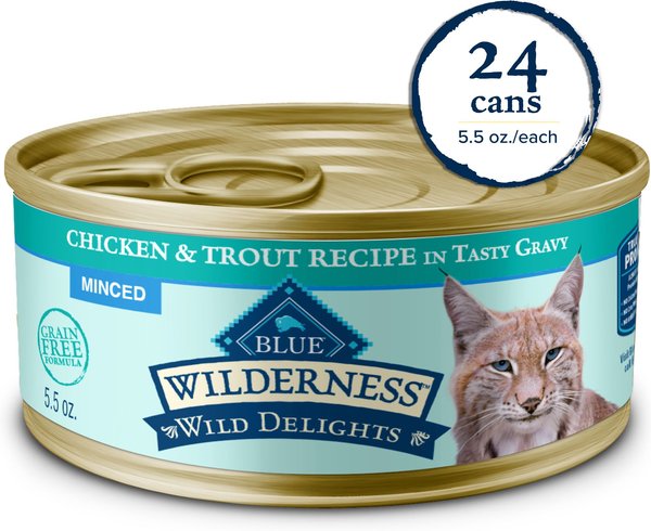 Wilderness Wet Cat Food Chicken BLUE BUFFALO Wilderness Wild