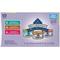 Show in main carousel: Blue Buffalo Wilderness Wild Delights Variety Pack Adult High Protein Grain-Free Natural Chicken & Turkey, Chicken & Trout, Chicken & Salmon in Tasty Gravy Wet Cat Food, 3-oz can, case of 12 slide 5 of 8