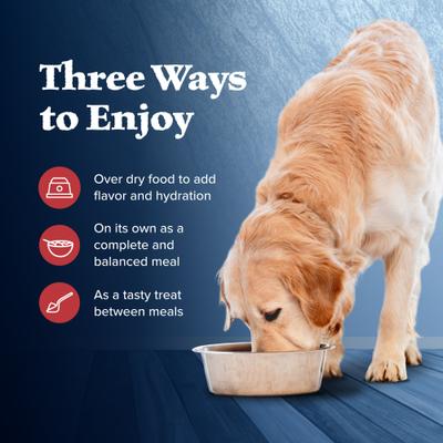 Show full view: Blue Buffalo Wilderness Wolf Creek Stew High-Protein & Grain-Free Hearty Beef in Gravy Wet Dog Food, 12.5-oz can, case of 12 slide 8 of 12