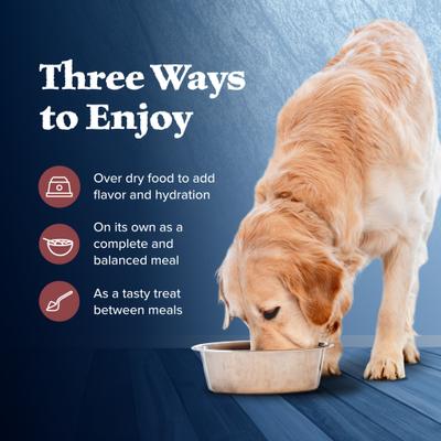 Show full view: Blue Buffalo Wilderness Wolf Creek Stew Savory Salmon Stew Grain-Free Adult Canned Dog Food, 12.5-oz, case of 12 slide 8 of 12