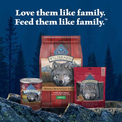 Show full view: Blue Buffalo Wilderness Wolf Creek Stew Savory Salmon Stew Grain-Free Adult Canned Dog Food, 12.5-oz, case of 12 slide 10 of 12