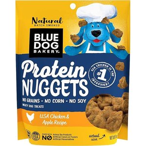Blue Dog Bakery Chicken Protein Nuggets Dog Treat, 6-oz bag
