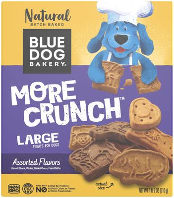 Show full view: Blue Dog Bakery More Crunch Assorted Flavors Dog Treats, 18-oz box slide 1 of 6