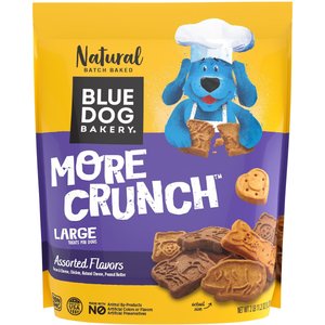 Blue Dog Bakery More Crunch Assorted Flavors Dog Treats, 43.2-oz bag