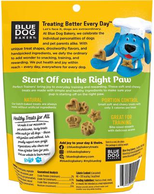 Show full view: Blue Dog Bakery Perfect Trainers Chicken & Cheese Dog Treats, 6-oz bag slide 4 of 7