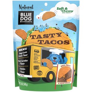 Blue Dog Bakery Ruffy's Tasty Tacos Dog Treat, 12-oz bag