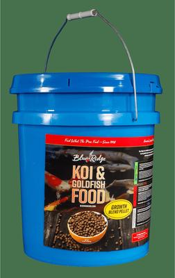 Show full view: Blue Ridge Koi & Goldfish Blend Pellet Growth Formula Koi & Goldfish Food, 14-lb bucket slide 7 of 9