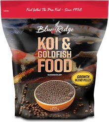 Blue Ridge Koi & Goldfish Blend Pellet Growth Formula Koi & Goldfish Food, 5-lb bag
